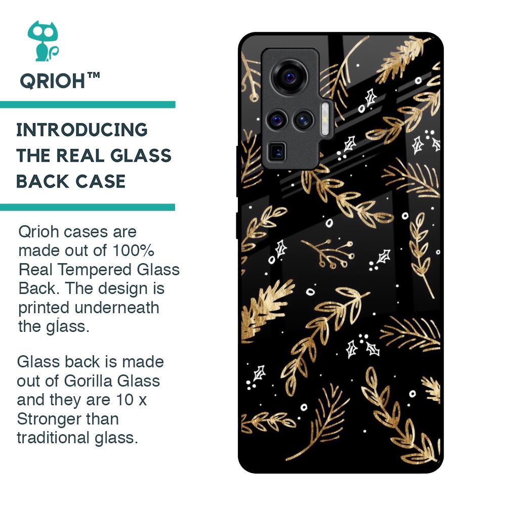 Autumn Leaves Glass Case for Vivo X50 Pro