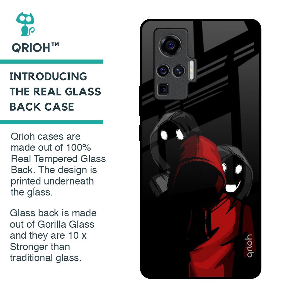Shadow Character Glass Case for Vivo X50 Pro