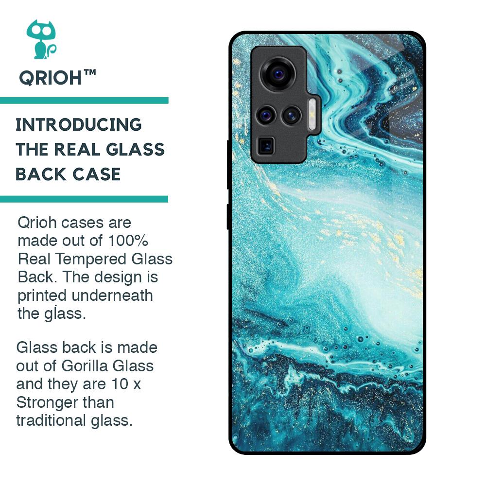 Sea Water Glass Case for Vivo X50 Pro