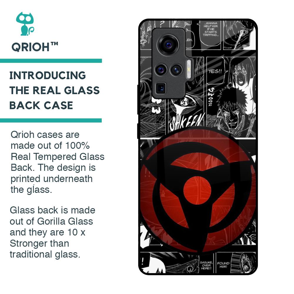 Sharingan Glass Case for Vivo X50 Pro