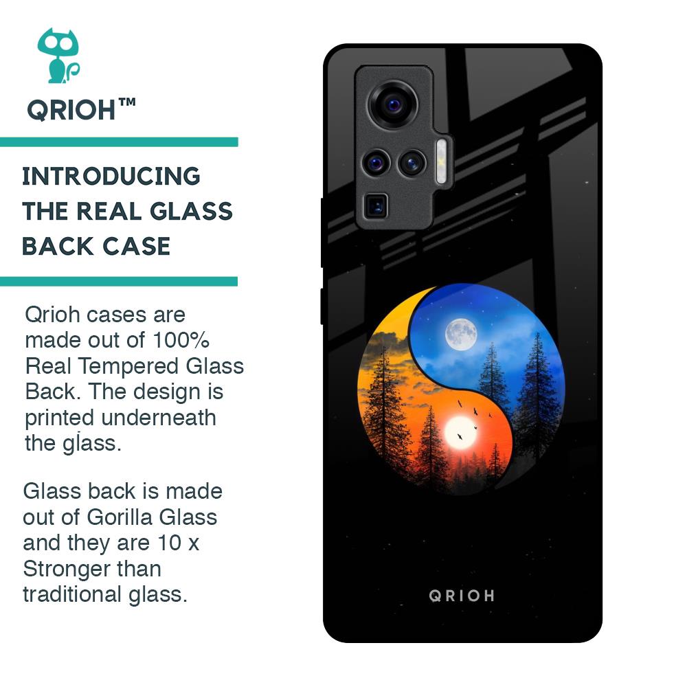 Yin Yang Balance Glass Case for Vivo X50 Pro