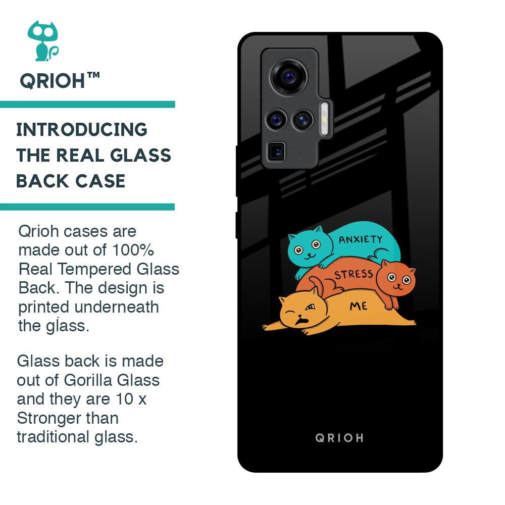 Anxiety Stress Glass Case for Vivo X50 Pro