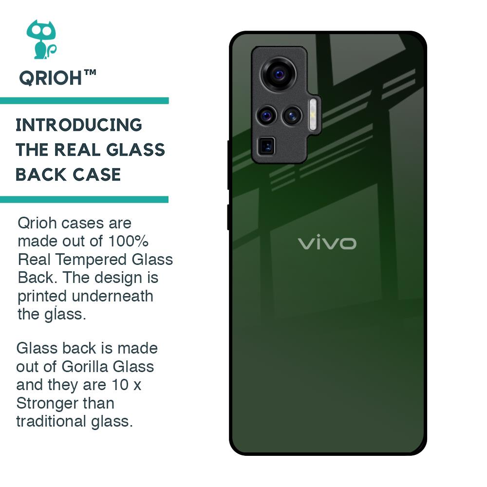 Deep Forest Glass Case for Vivo X50 Pro