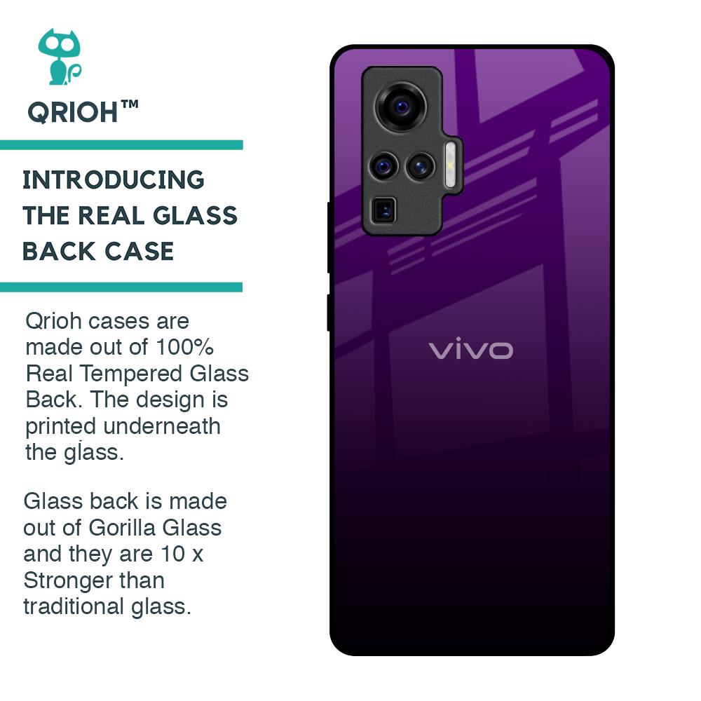 Harbor Royal Blue Glass Case For Vivo X50 Pro