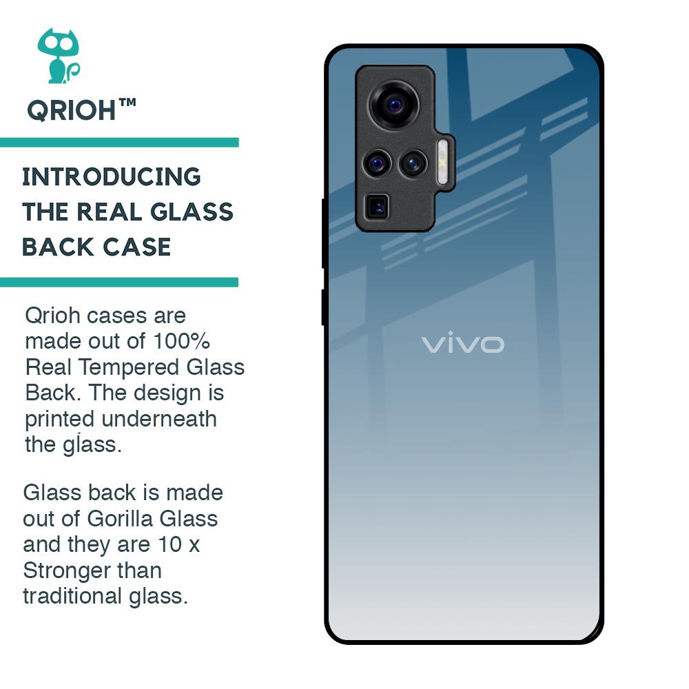 Deep Sea Space Glass Case for Vivo X50 Pro