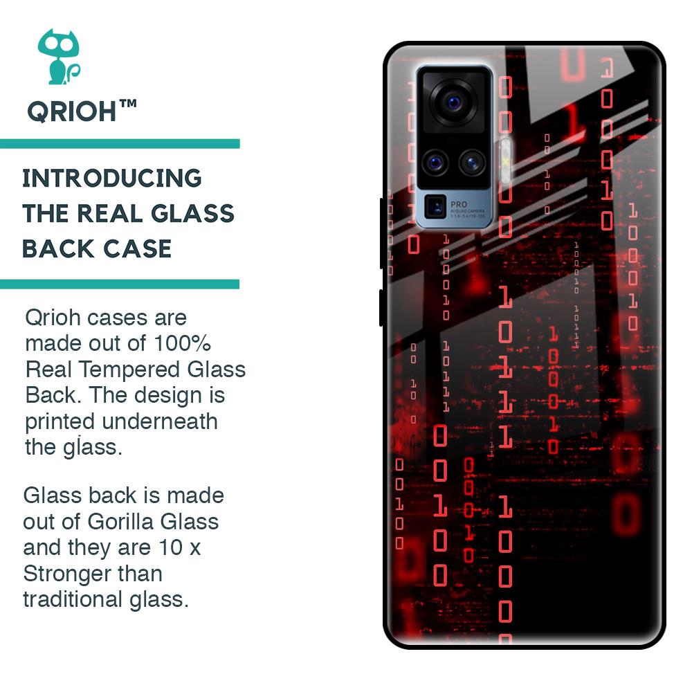 Let's Decode Glass Case For Vivo X50 Pro