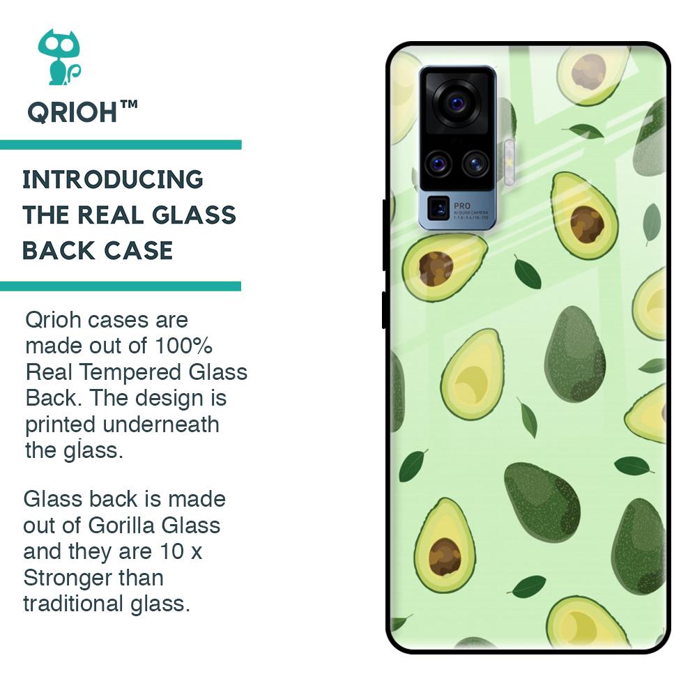 Pears Green Glass Case For Vivo X50 Pro