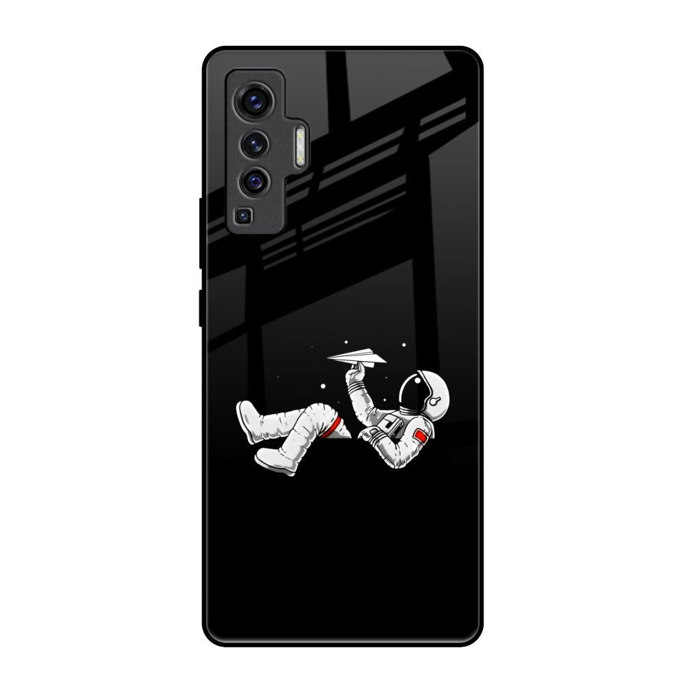 Space Traveller Vivo X50 Glass Back Cover Online