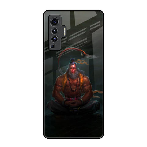 Lord Hanuman Animated Vivo X50 Glass Back Cover Online