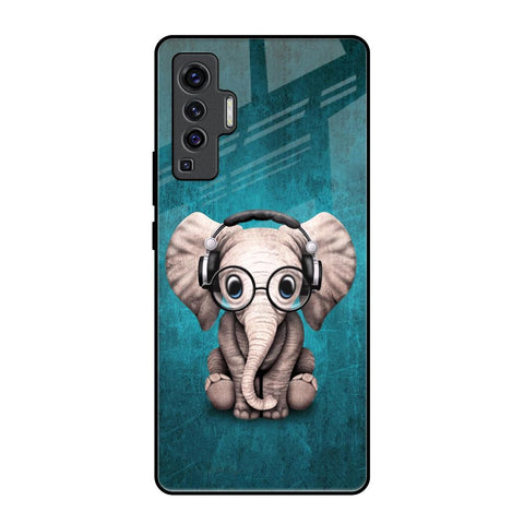 Adorable Baby Elephant Vivo X50 Glass Back Cover Online