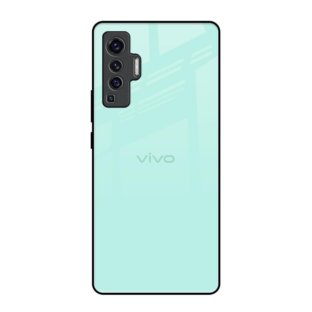 Teal Vivo X50 Glass Back Cover Online