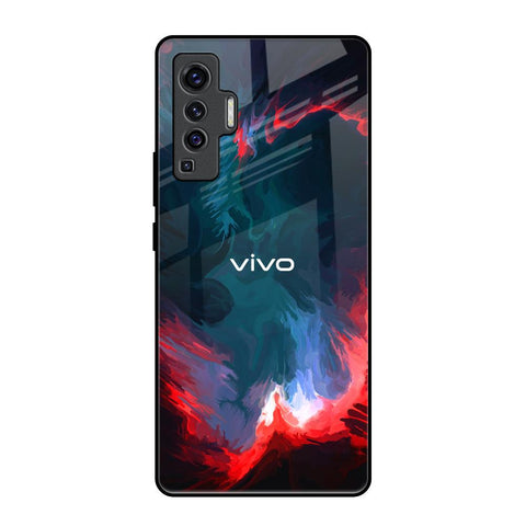 Brush Art Vivo X50 Glass Back Cover Online