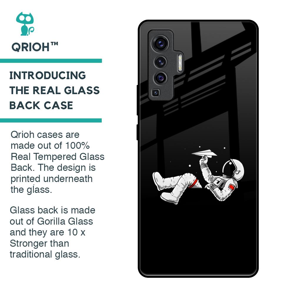Space Traveller Glass Case for Vivo X50