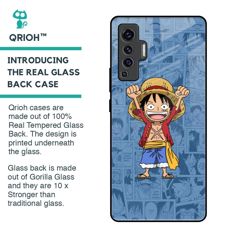 Chubby Anime Glass Case for Vivo X50
