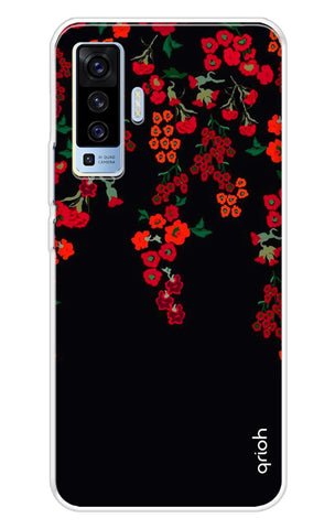 Floral Deco Vivo X50 Back Cover