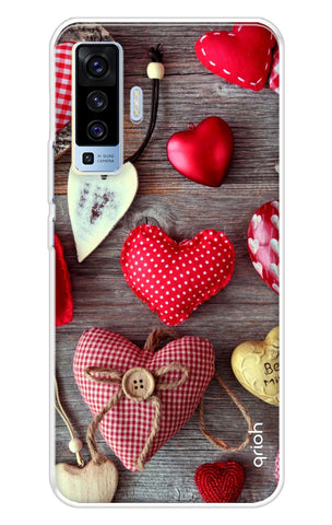Valentine Hearts Vivo X50 Back Cover