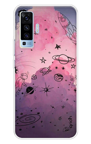 Space Doodles Art Vivo X50 Back Cover