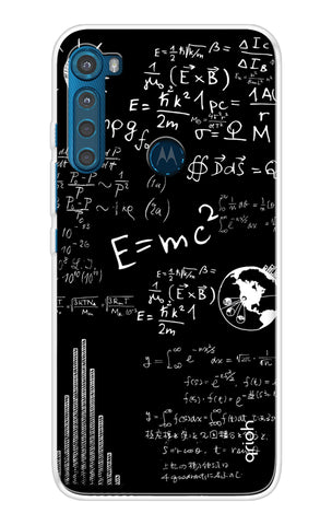 Equation Doodle Motorola One Fusion+ Back Cover