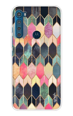 Shimmery Pattern Motorola One Fusion+ Back Cover
