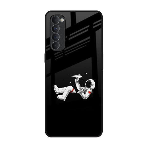 Space Traveller Oppo Reno4 Pro Glass Back Cover Online