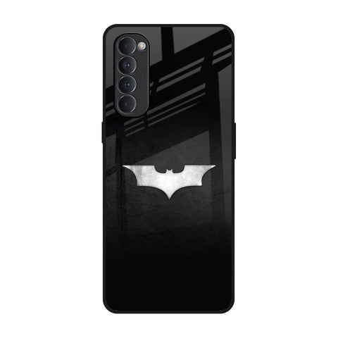 Super Hero Logo Oppo Reno4 Pro Glass Back Cover Online