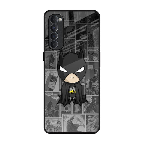 Cartoon Art Oppo Reno4 Pro Glass Back Cover Online