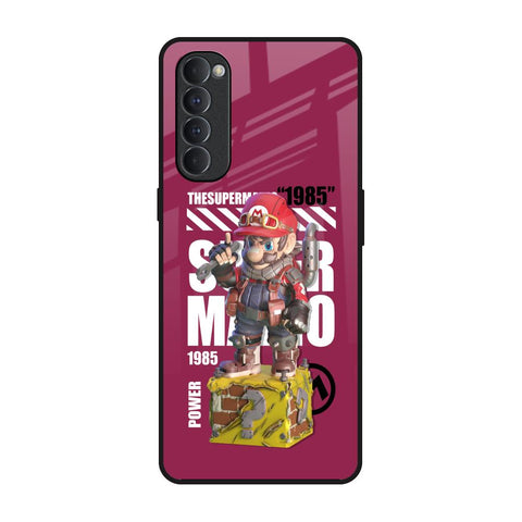 Gangster Hero Oppo Reno4 Pro Glass Back Cover Online