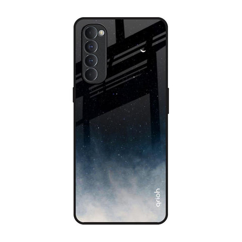 Black Aura Oppo Reno4 Pro Glass Back Cover Online