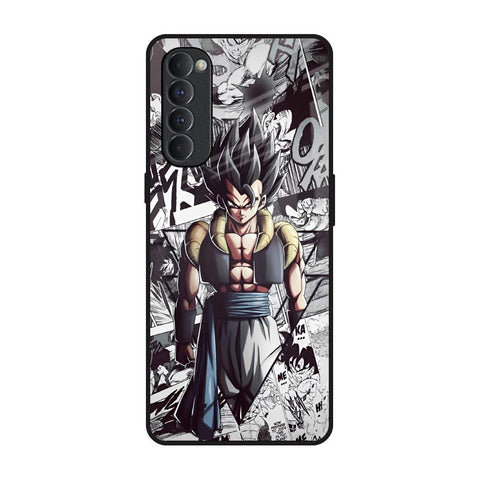 Dragon Anime Art Oppo Reno4 Pro Glass Back Cover Online