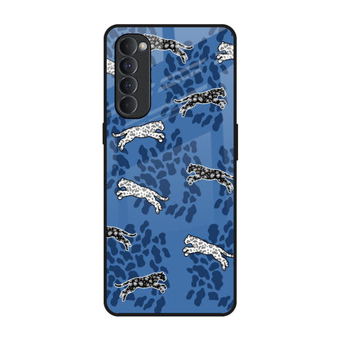 Blue Cheetah Oppo Reno4 Pro Glass Back Cover Online