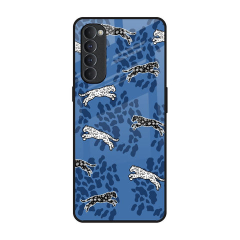 Blue Cheetah Oppo Reno4 Pro Glass Back Cover Online