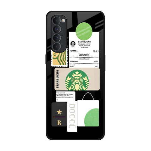 Coffee Latte Oppo Reno4 Pro Glass Back Cover Online