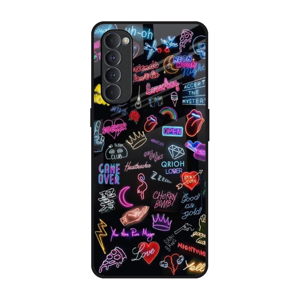 Accept The Mystery Oppo Reno4 Pro Glass Back Cover Online