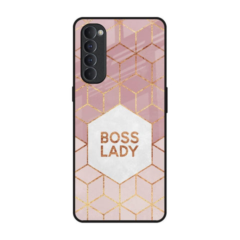 Boss Lady Oppo Reno4 Pro Glass Back Cover Online