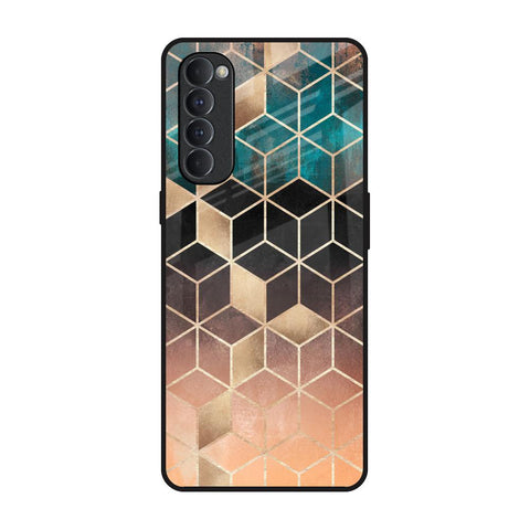 Bronze Texture Oppo Reno4 Pro Glass Back Cover Online