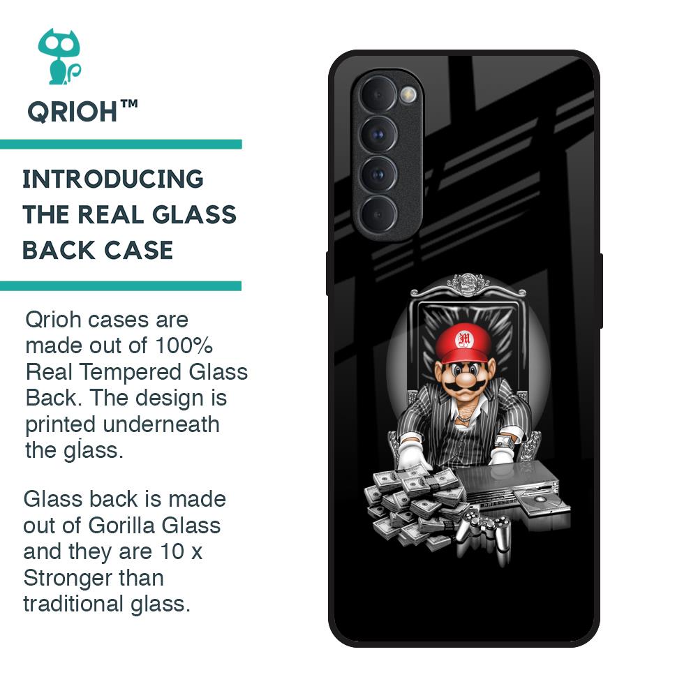 Dark Secret Glass Case for Oppo Reno4 Pro