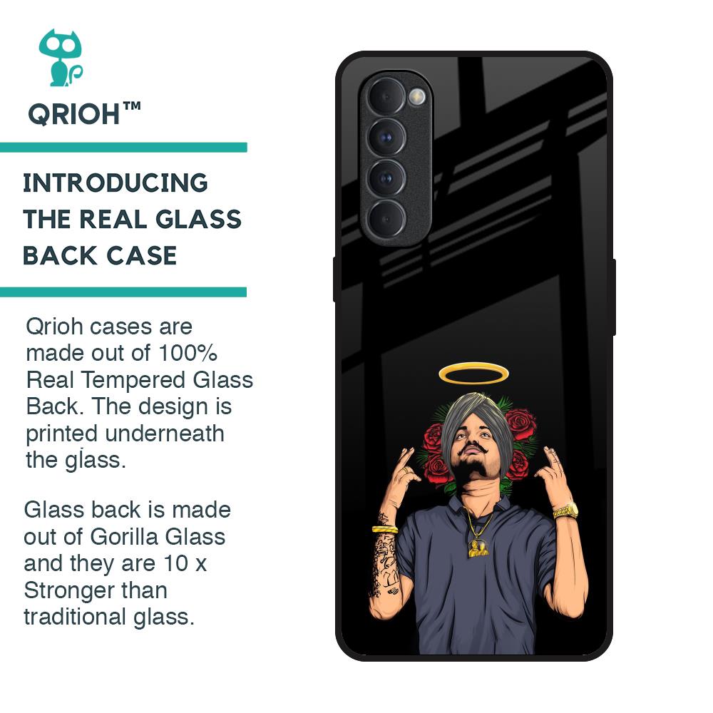 Punjabi Singer Poster Glass Case for Oppo Reno4 Pro