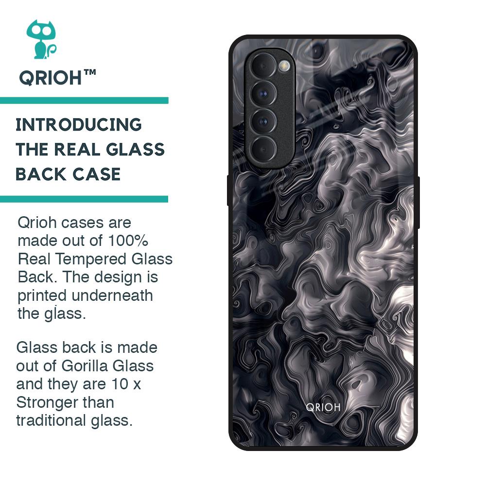 Cryptic Smoke Glass Case for Oppo Reno4 Pro