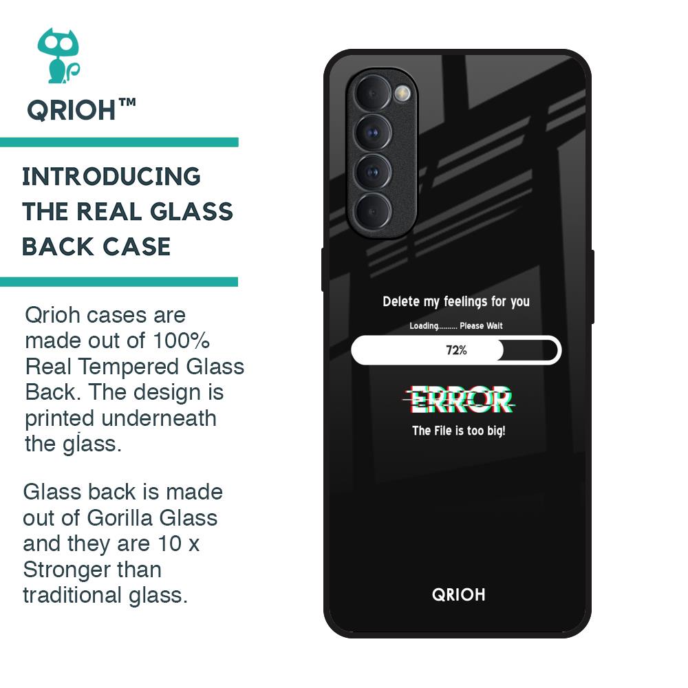 Error Glass Case for Oppo Reno4 Pro