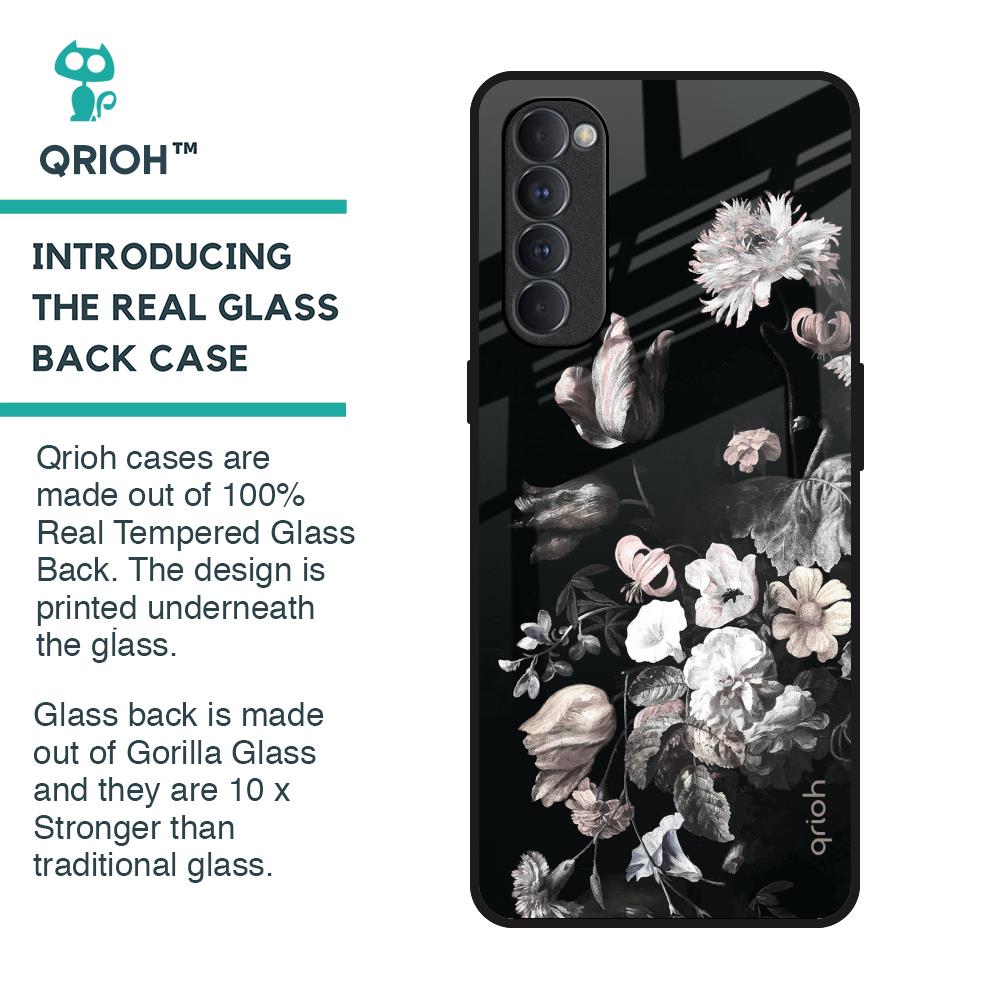Artistic Mural Glass Case for Oppo Reno4 Pro