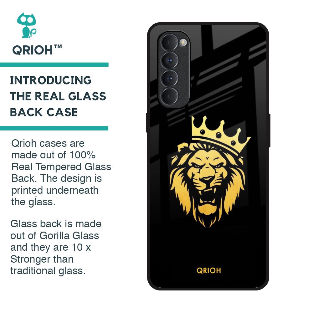 Lion The King Glass Case for Oppo Reno4 Pro