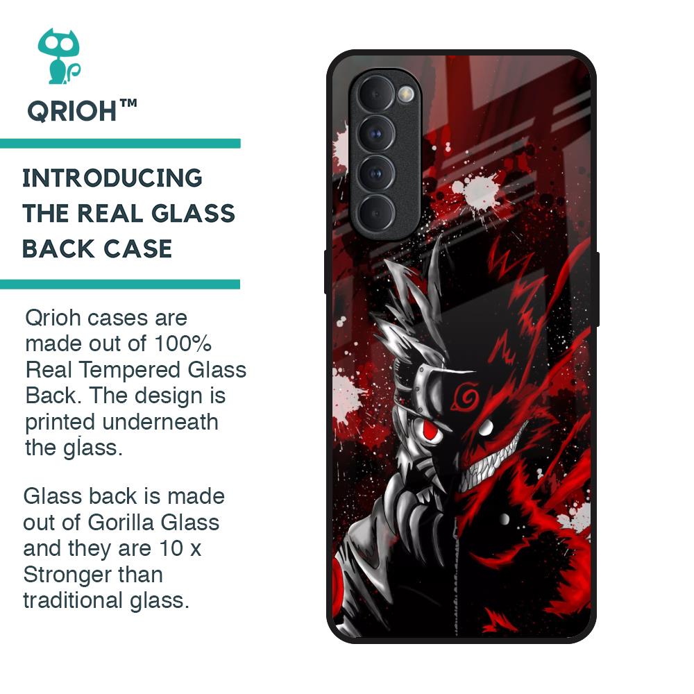 Dark Character Glass Case for Oppo Reno4 Pro