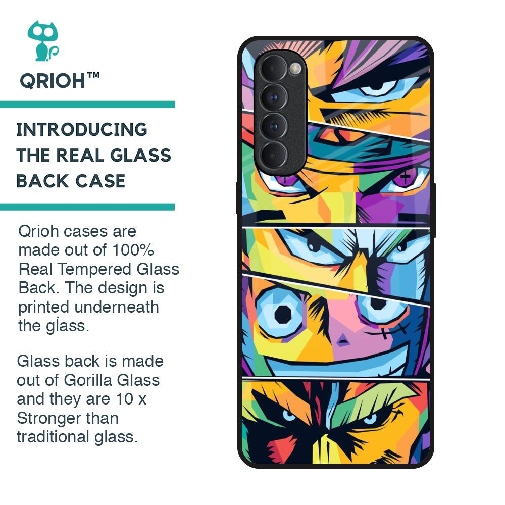 Anime Legends Glass Case for Oppo Reno4 Pro