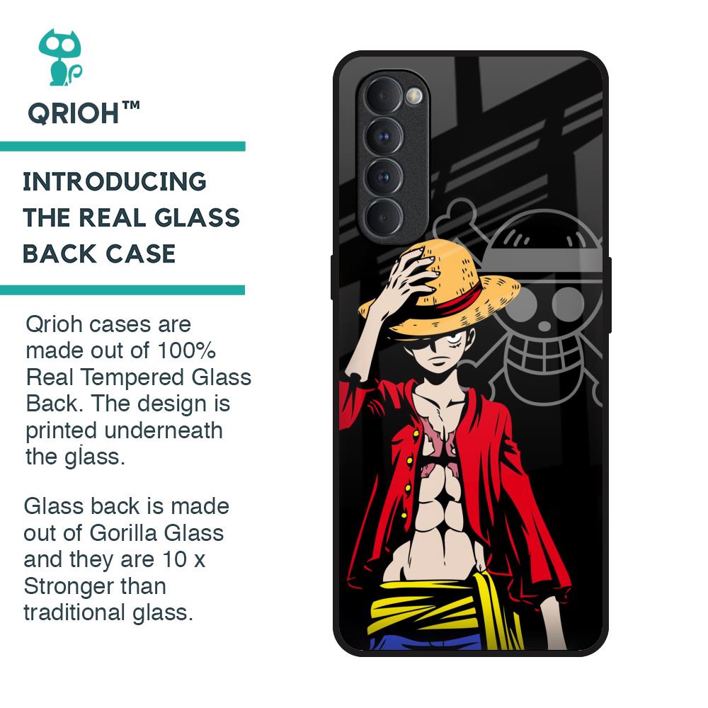 Hat Crew Glass Case for Oppo Reno4 Pro