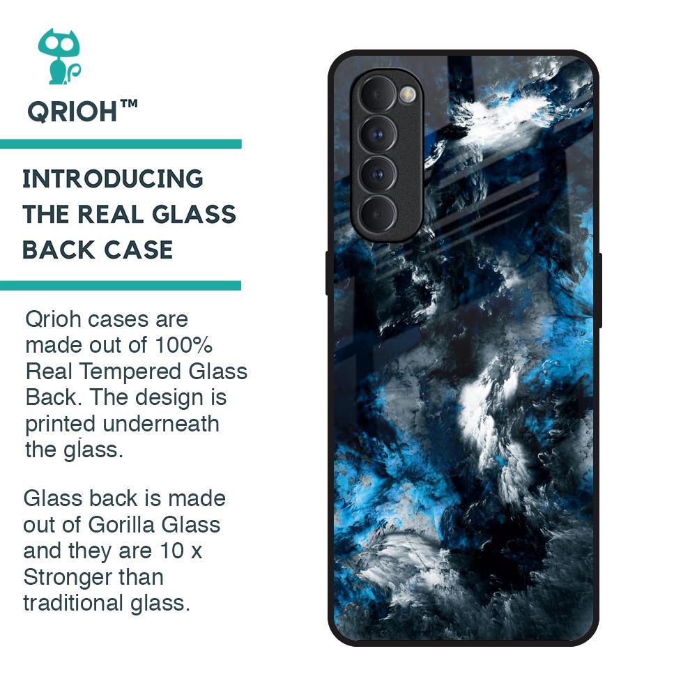 Cloudy Dust Glass Case for Oppo Reno4 Pro