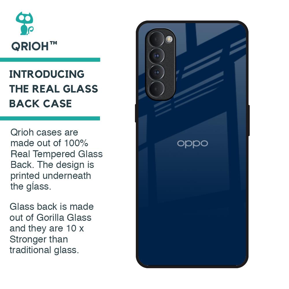 Royal Navy Glass Case for Oppo Reno4 Pro