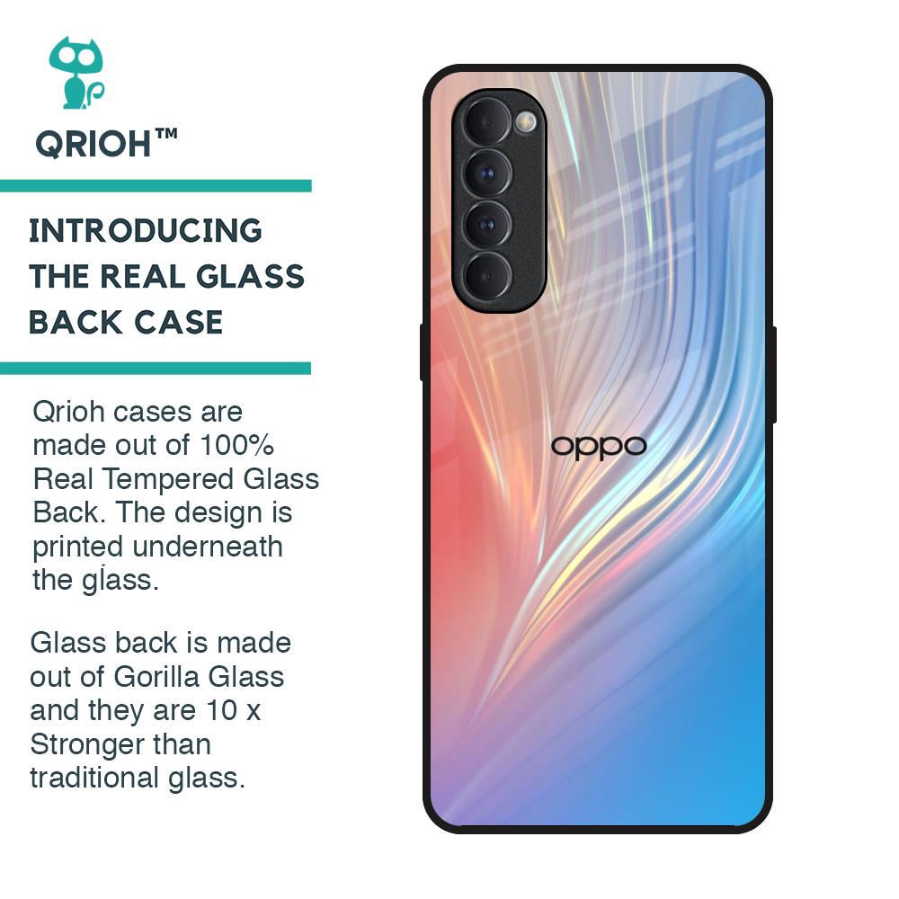 Mystic Aurora Glass Case for Oppo Reno4 Pro