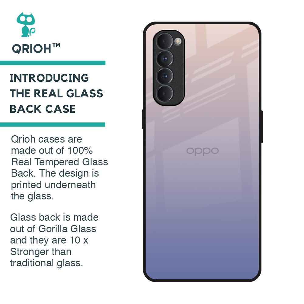 Rose Hue Glass Case for Oppo Reno4 Pro