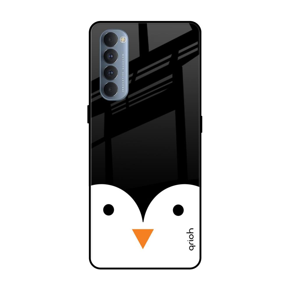 Cute Penguin Oppo Reno4 Pro Glass Cases & Covers Online