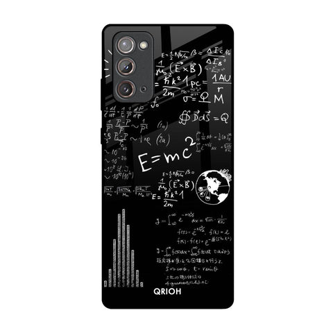 Funny Math Samsung Galaxy Note 20 Glass Back Cover Online